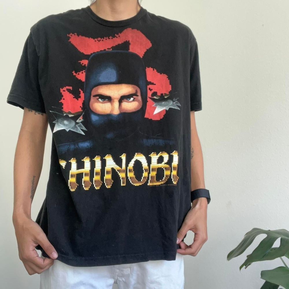shinobi retro vintage graphic t shirt